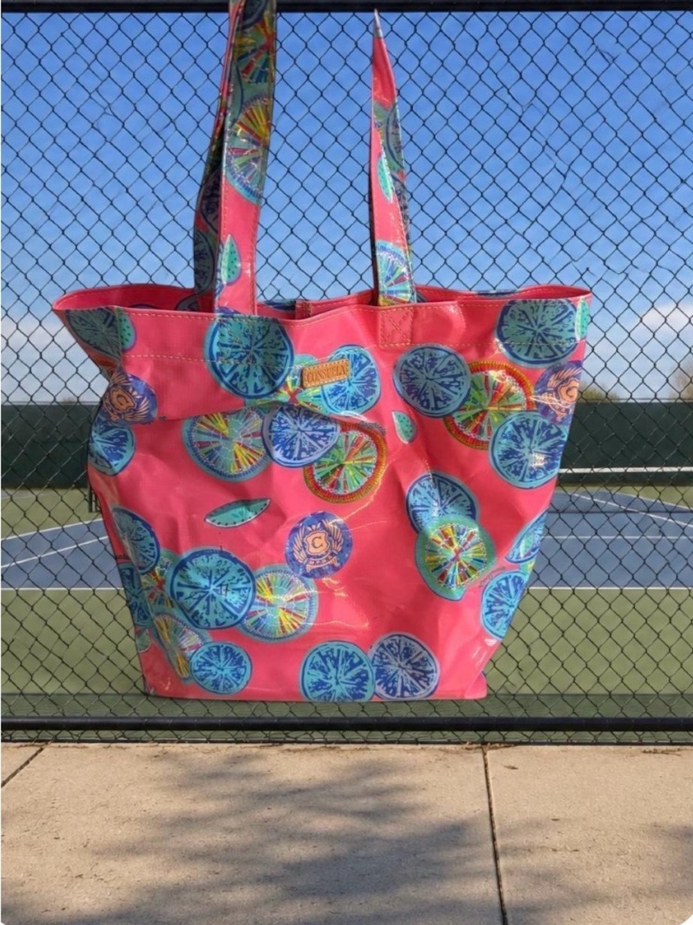 Pink Citrus Consuela Tote Bag